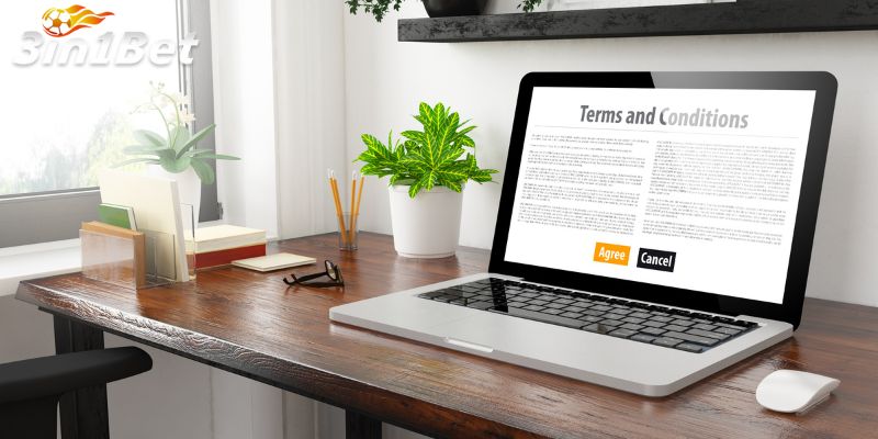 Điều kiện đăng ký và sử dụng tài khoản tại 3in1bet